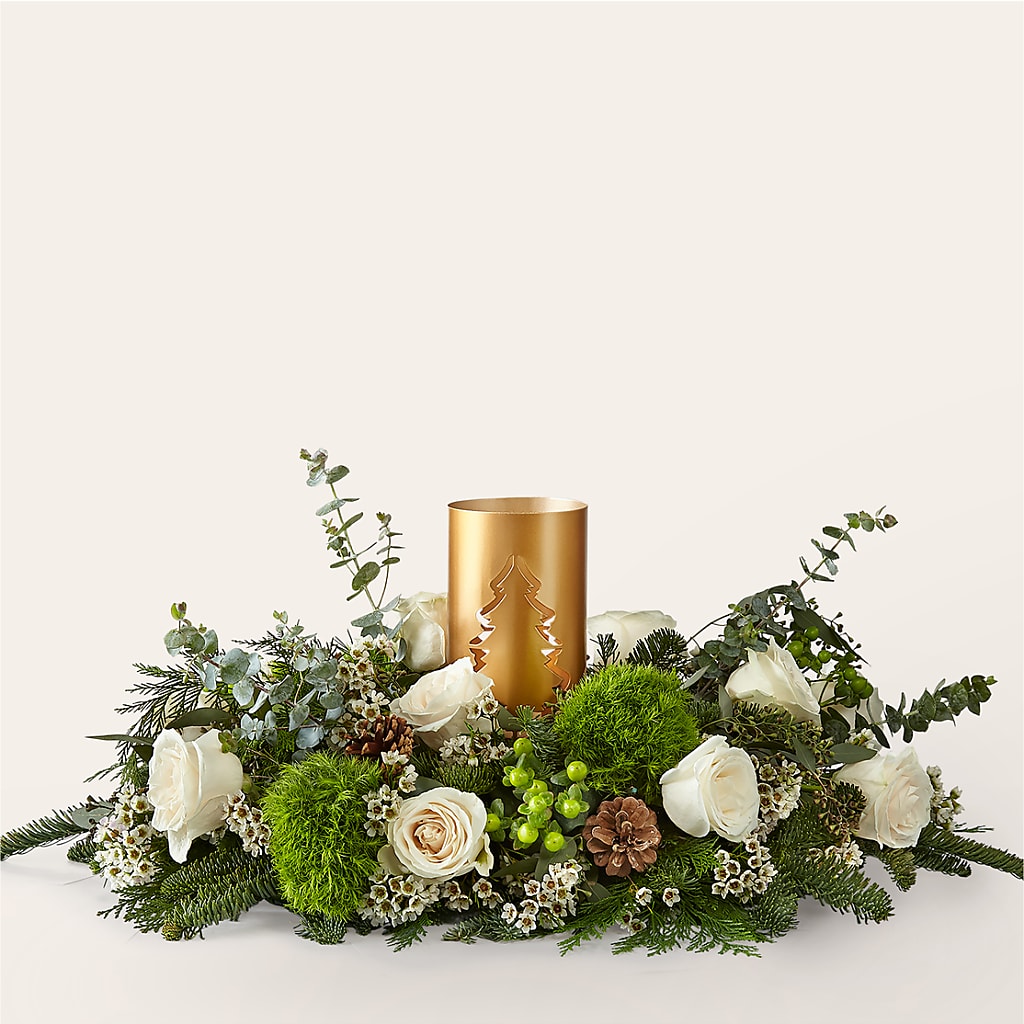 Chestnuts Roasting Centerpiece – Daily Bloom, San Antonio TX