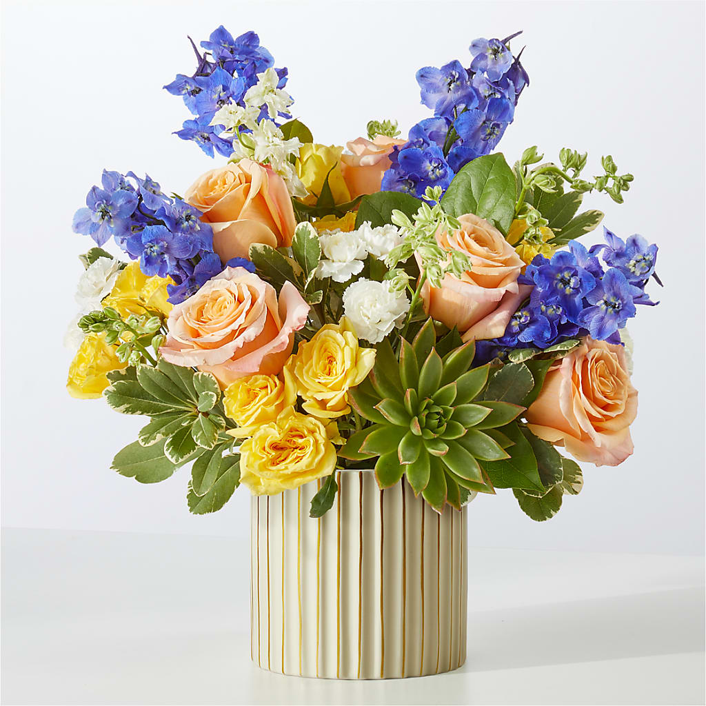 Cobalt Reverie Bouquet – Daily Bloom, San Antonio TX