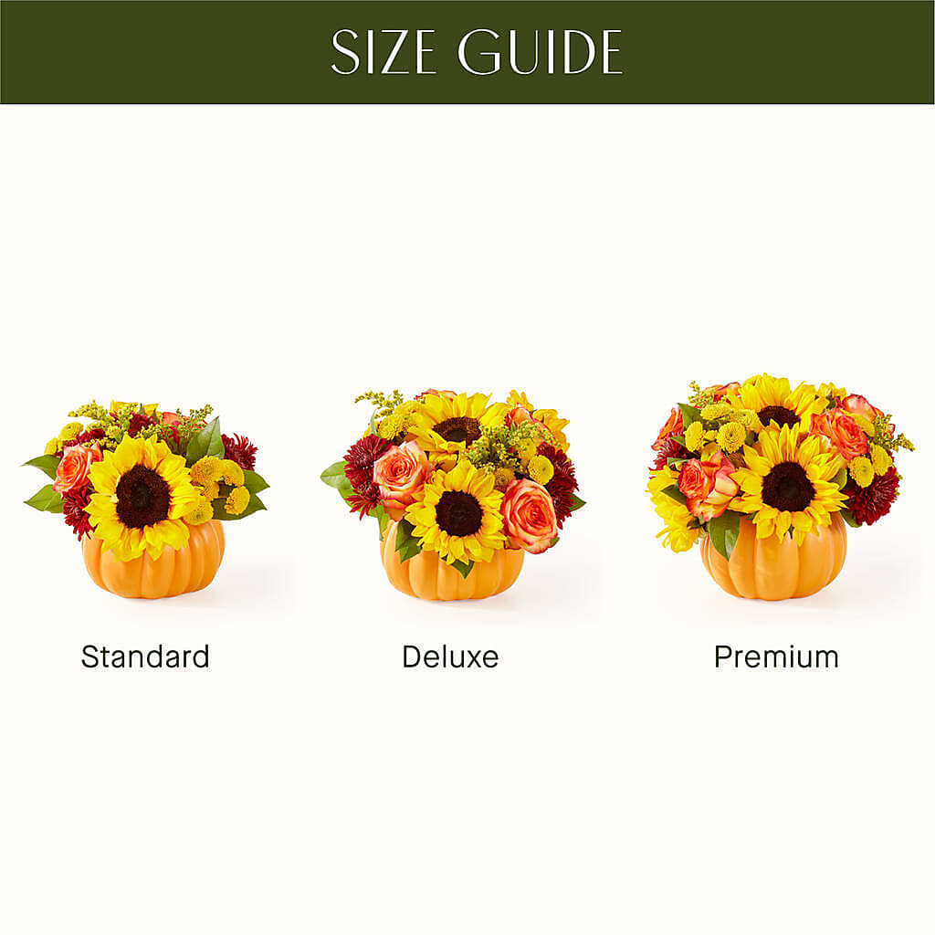 Golden Gourd Pumpkin Bouquet – Daily Bloom, San Antonio TX
