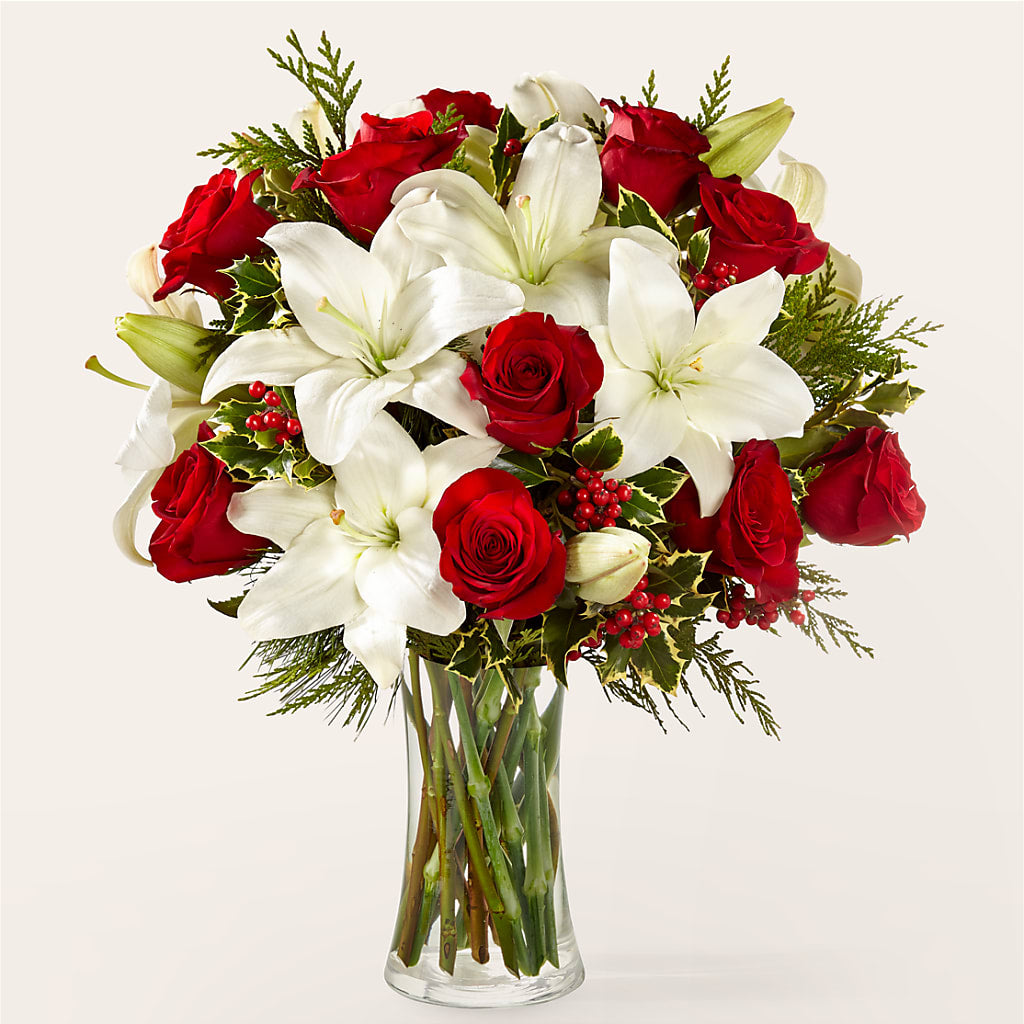 Sparkling Snowflakes Bouquet – Daily Bloom, San Antonio TX