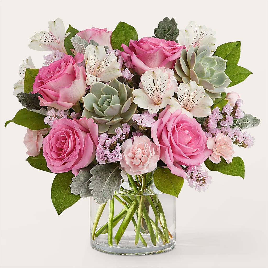 Dusty Rose Bouquet – Daily Bloom, San Antonio TX