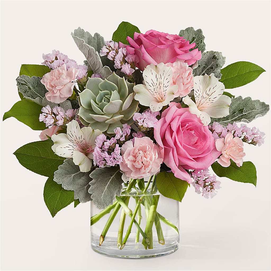Dusty Rose Bouquet – Daily Bloom, San Antonio TX