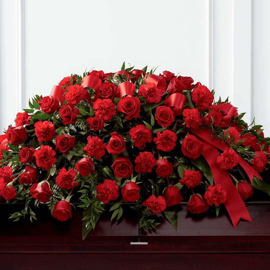 Tribute of Life Casket Spray – Daily Bloom, San Antonio TX