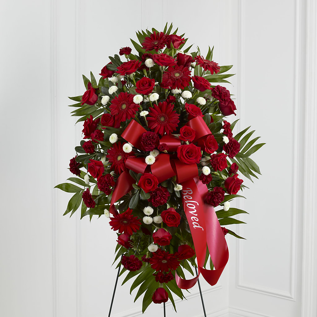 Treasured Memories Standing Spray – Daily Bloom, San Antonio TX