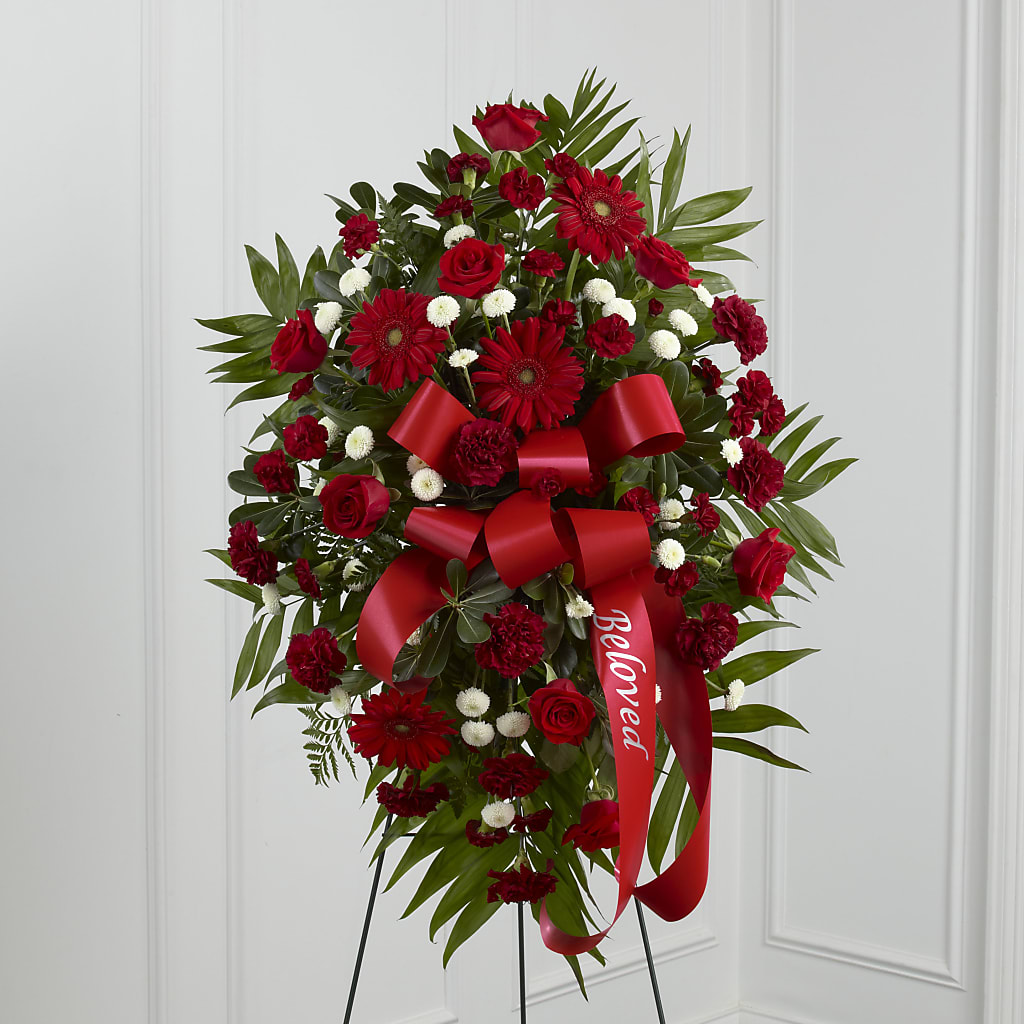 Treasured Memories Standing Spray – Daily Bloom, San Antonio TX