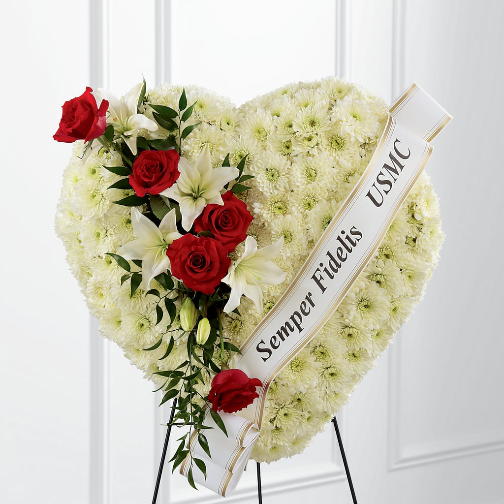 Heartfelt Hero Standing Heart – Daily Bloom, San Antonio TX