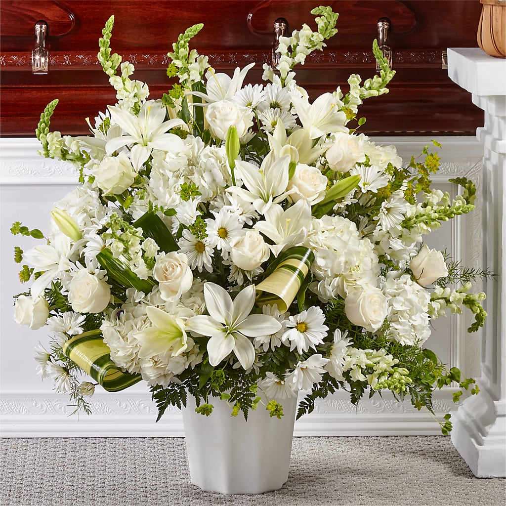 Thoughts of Tranquility Floor Basket – Daily Bloom, San Antonio TX