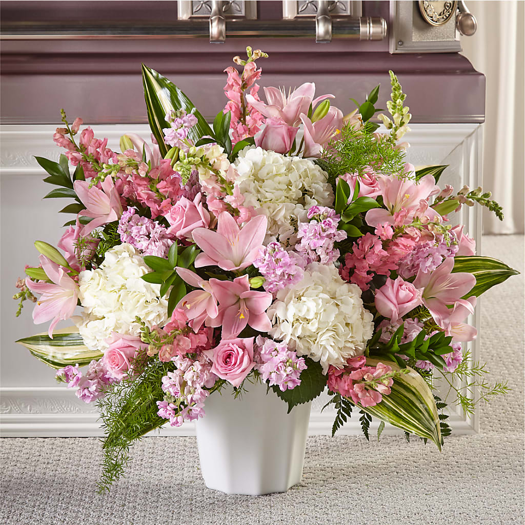 Simply Serene Floor Basket – Daily Bloom, San Antonio TX