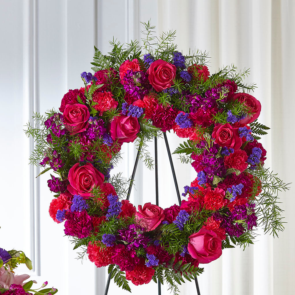 Calming Colors Wreath – Daily Bloom, San Antonio TX