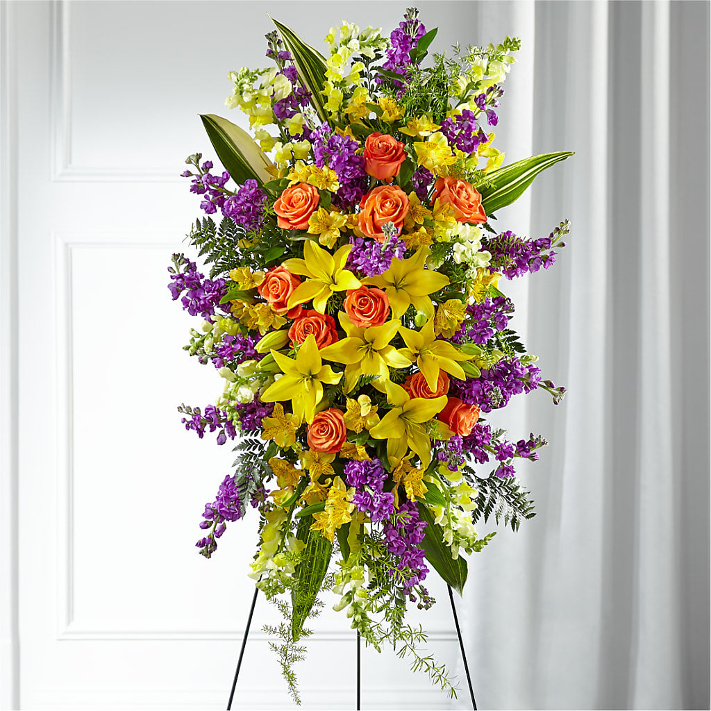 Thoughtful Prayers Standing Spray – Daily Bloom, San Antonio TX