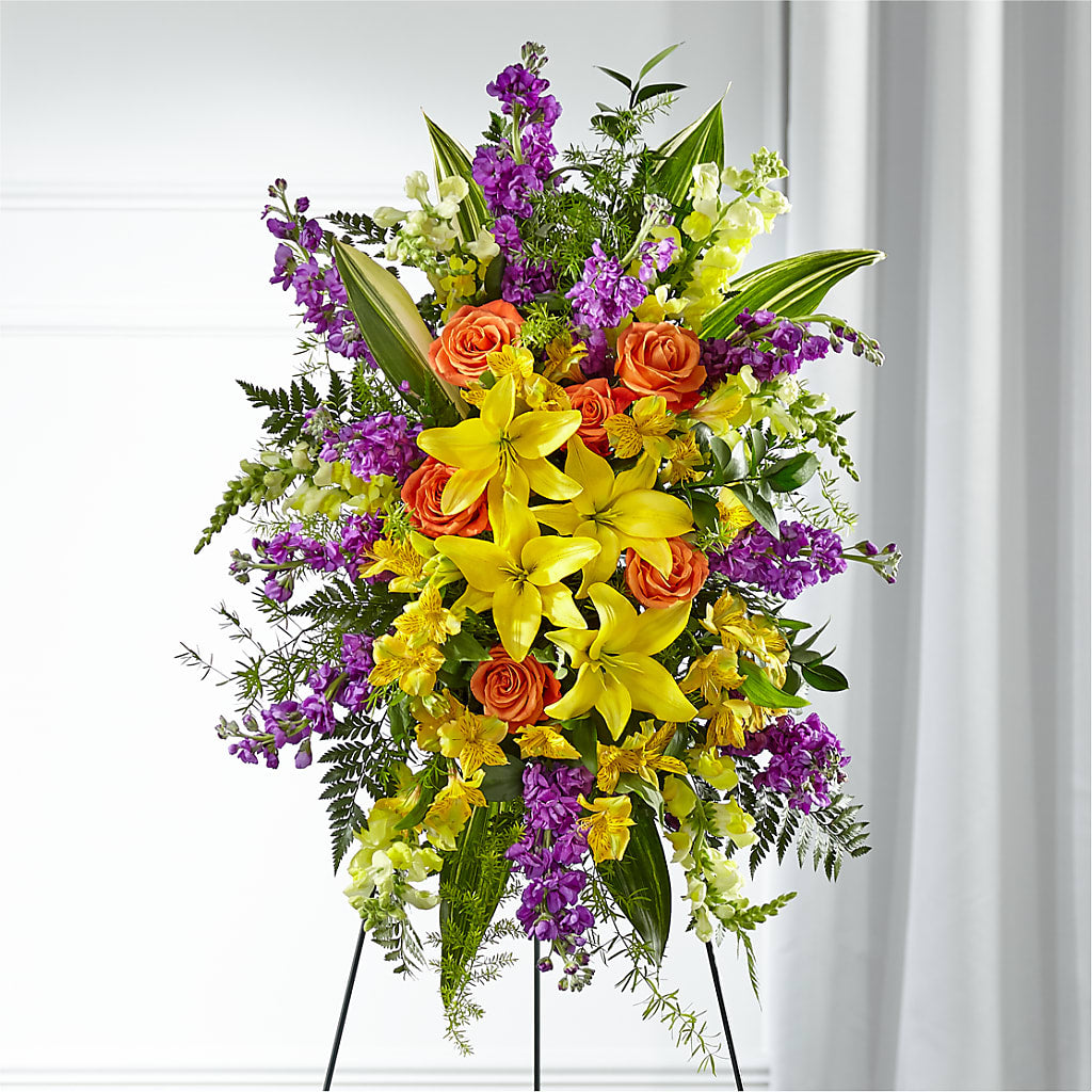 Thoughtful Prayers Standing Spray – Daily Bloom, San Antonio TX