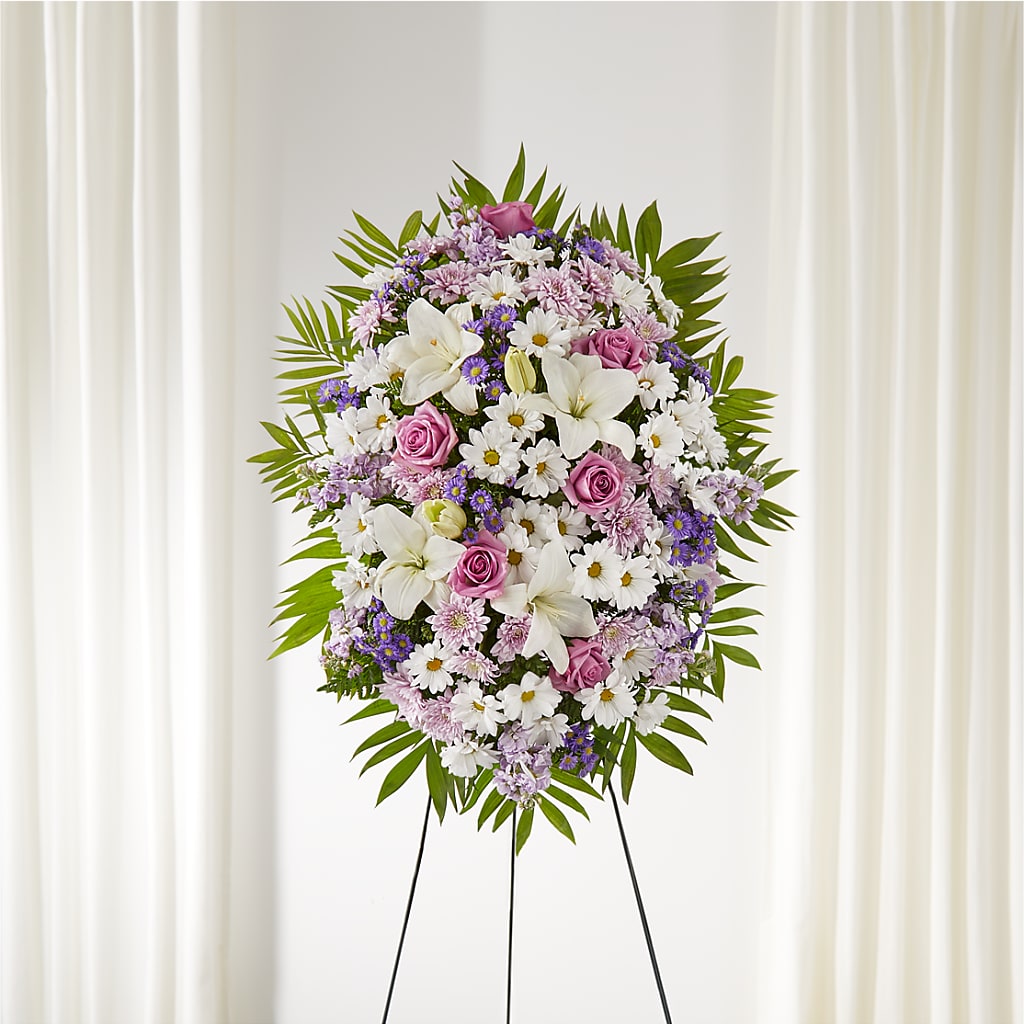 Surrounded by Love Standing Spray – Daily Bloom, San Antonio TX