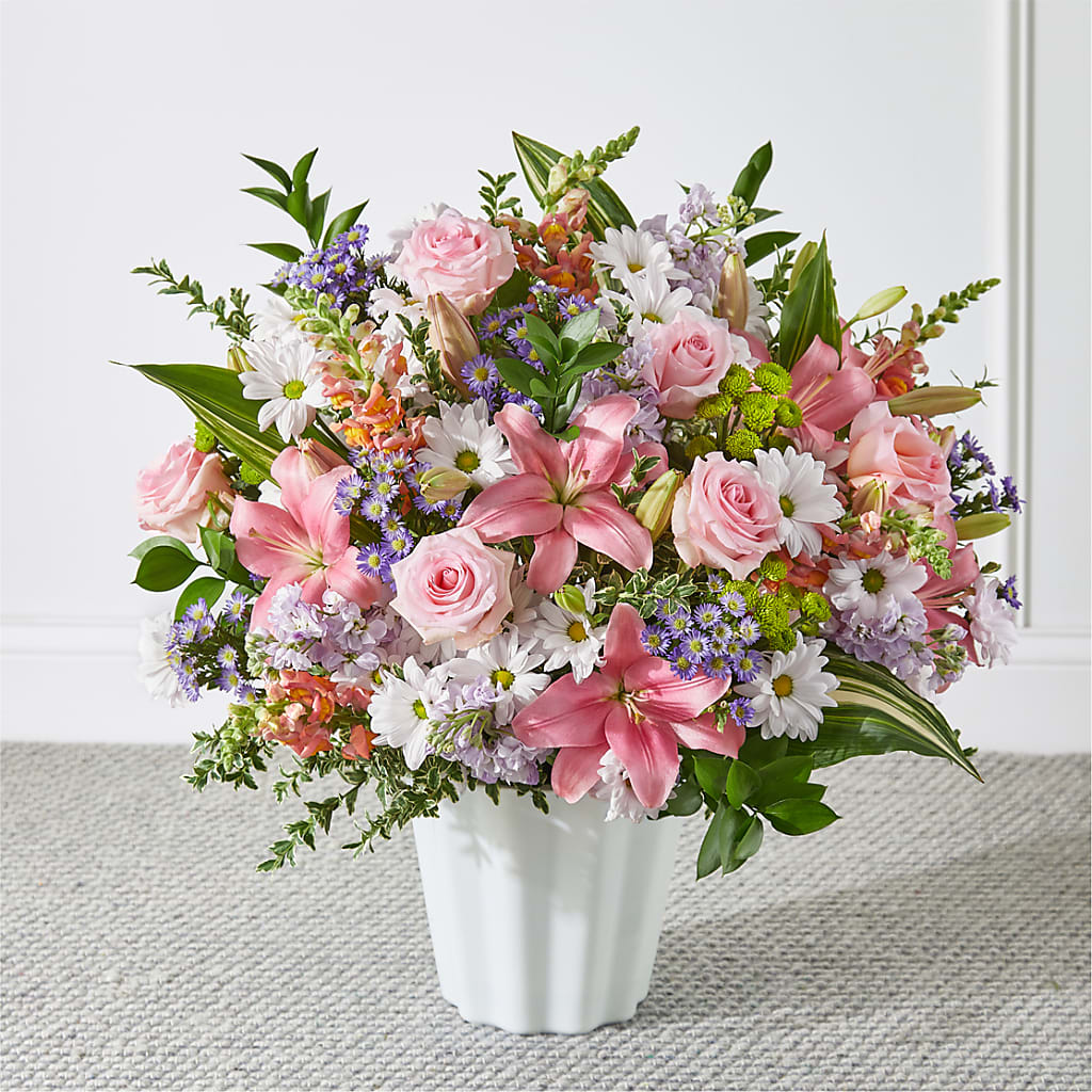 Abundant Compassion Floor Basket – Daily Bloom, San Antonio TX