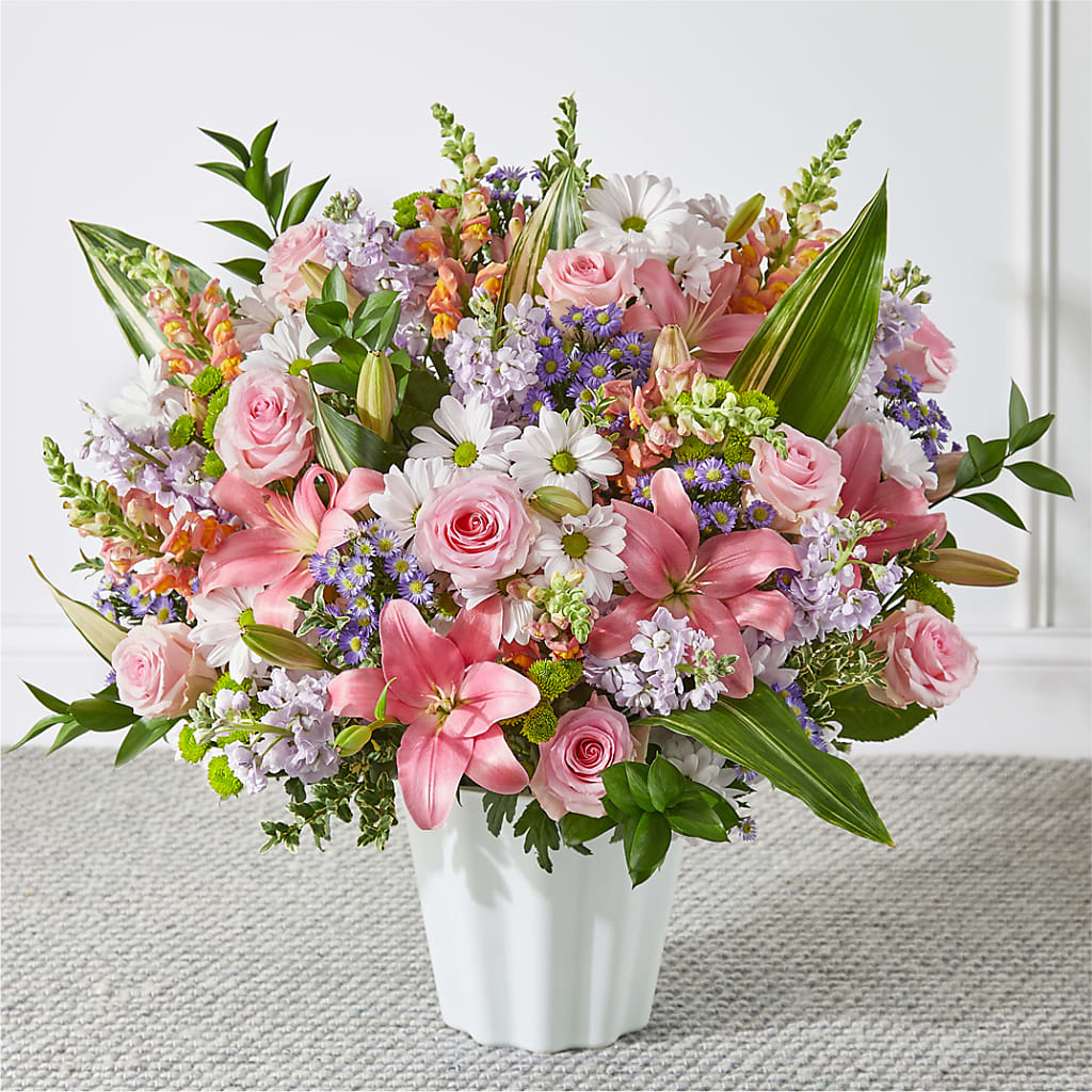 Abundant Compassion Floor Basket – Daily Bloom, San Antonio TX