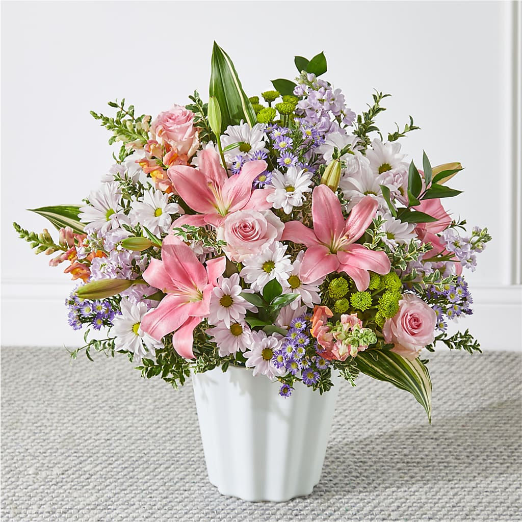 Abundant Compassion Floor Basket – Daily Bloom, San Antonio TX