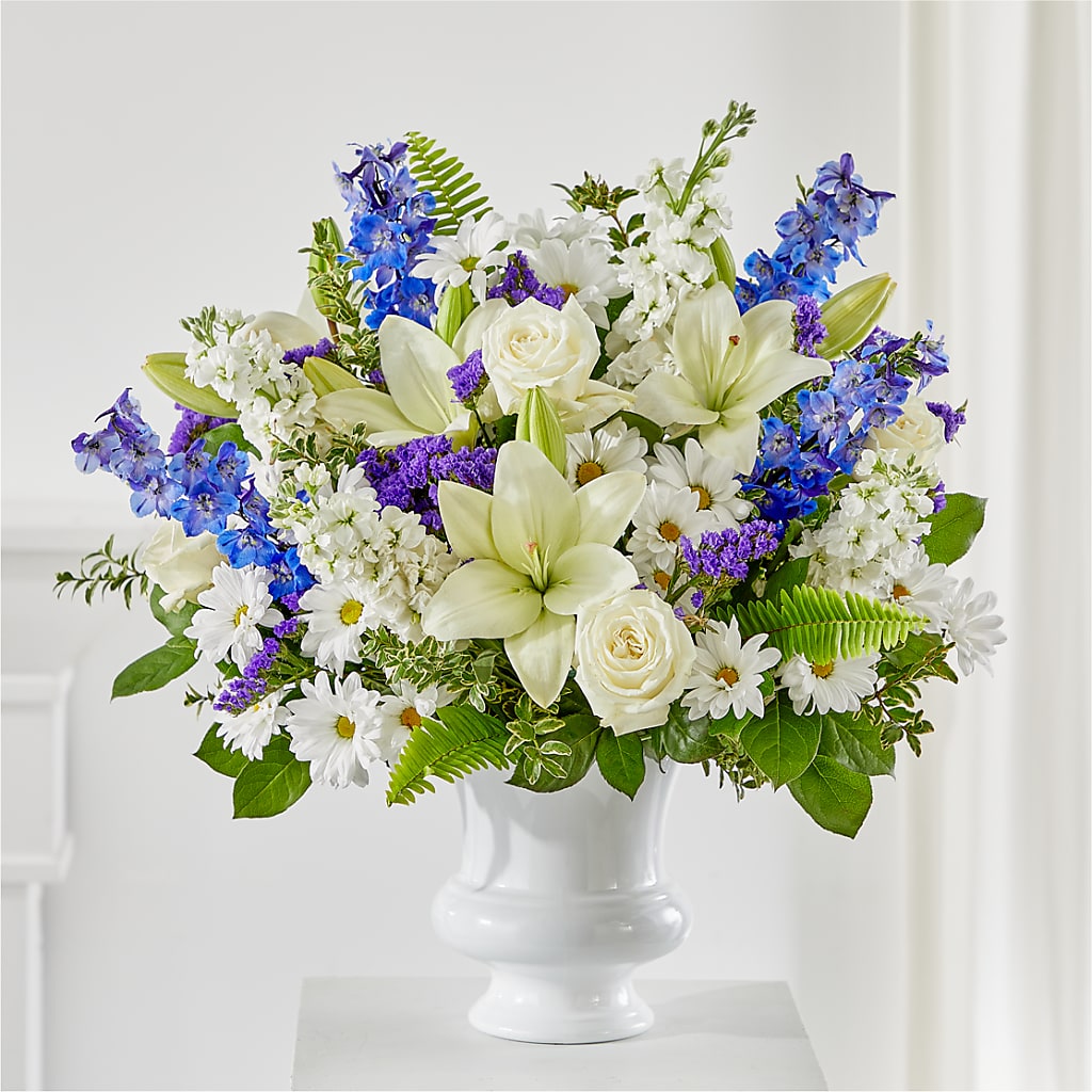Expressions of Hope Urn Arrangement – Daily Bloom, San Antonio TX