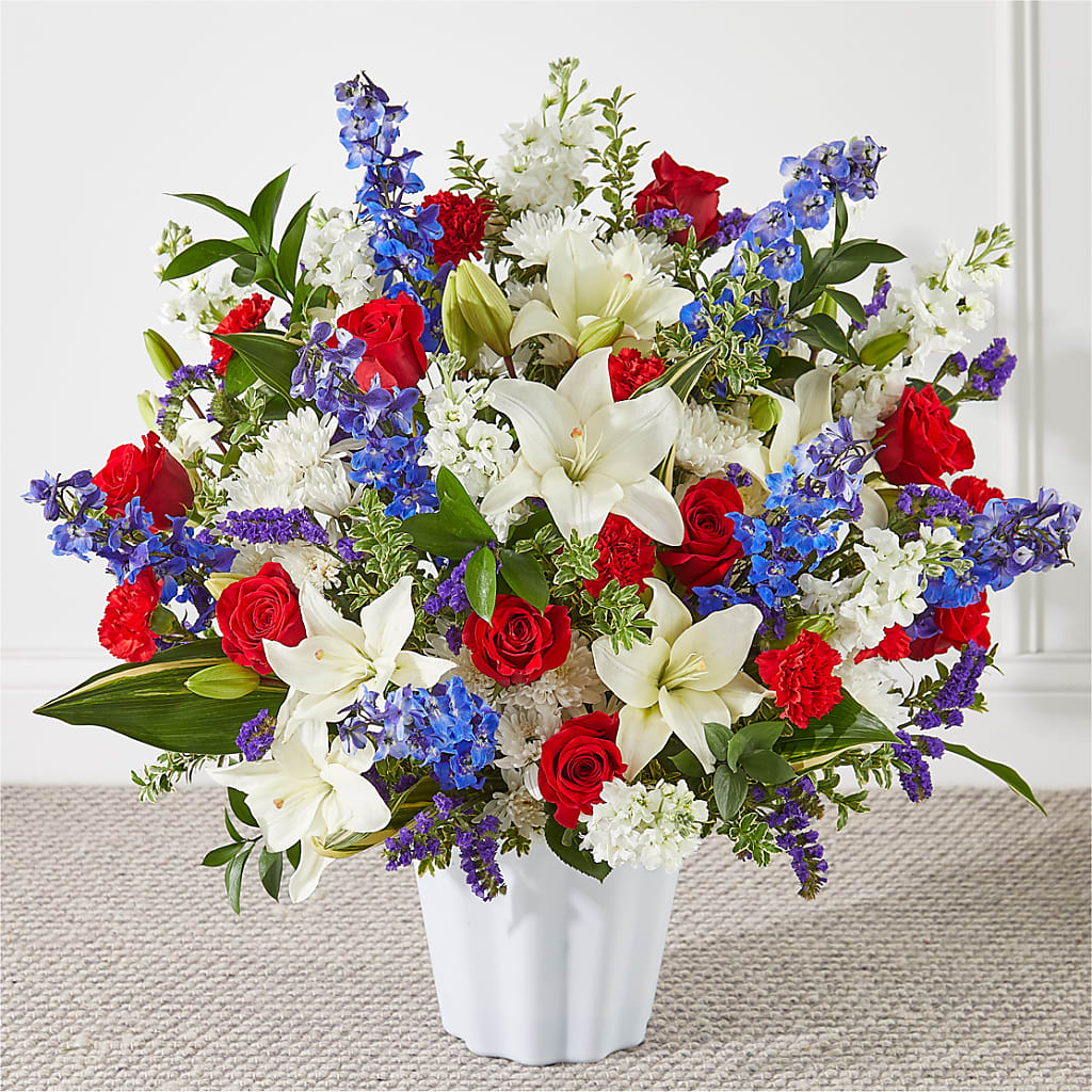 Consoled Floor Basket – Daily Bloom, San Antonio TX