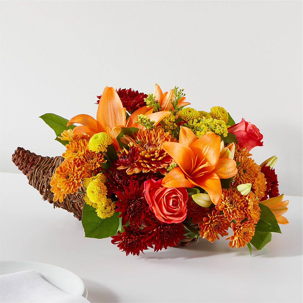 Bouquet of Blessings Cornucopia – Daily Bloom, San Antonio TX