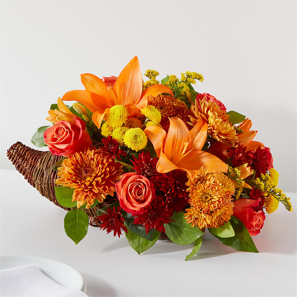 Bouquet of Blessings Cornucopia – Daily Bloom, San Antonio TX