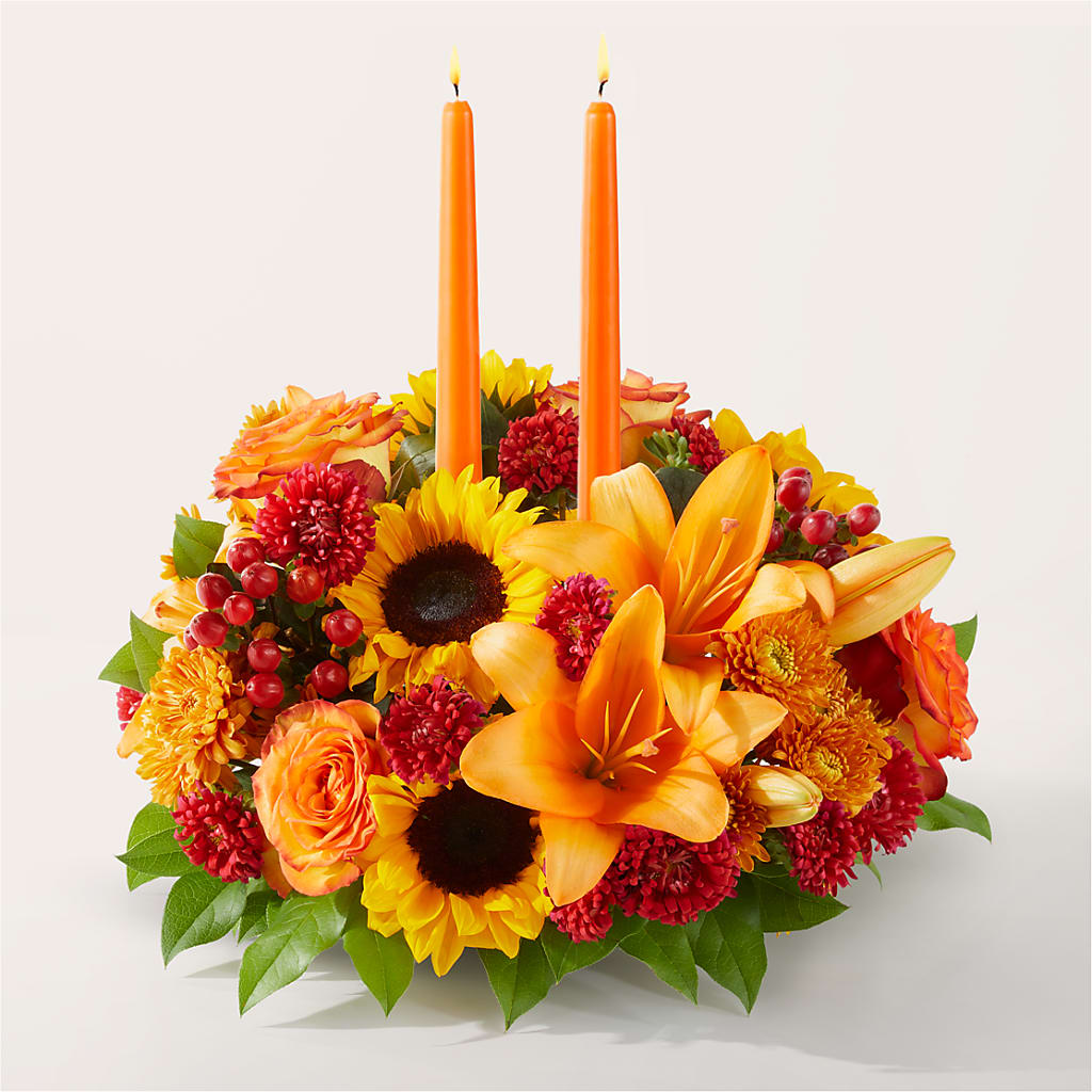 Grateful Centerpiece – Daily Bloom, San Antonio TX