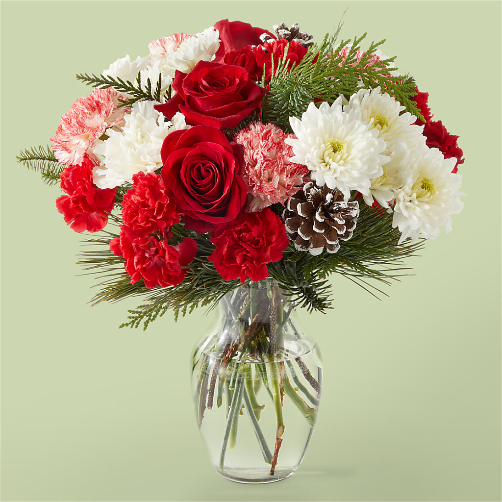 Candy Cane Lane Bouquet – Daily Bloom, San Antonio TX