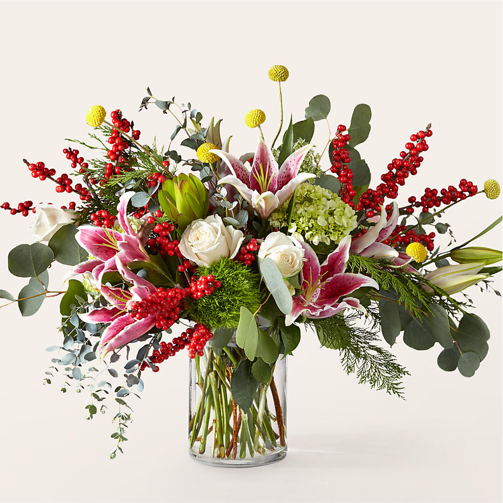 Berry & Bright Bouquet – Daily Bloom, San Antonio TX