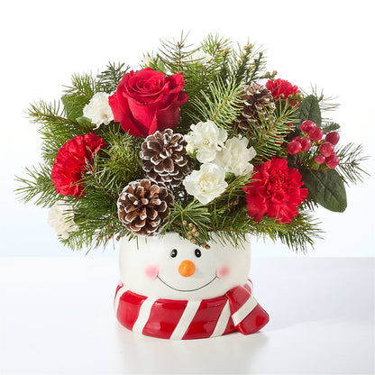 Jolly Snowman Bouquet –  Daily Bloom, San Antonio TX