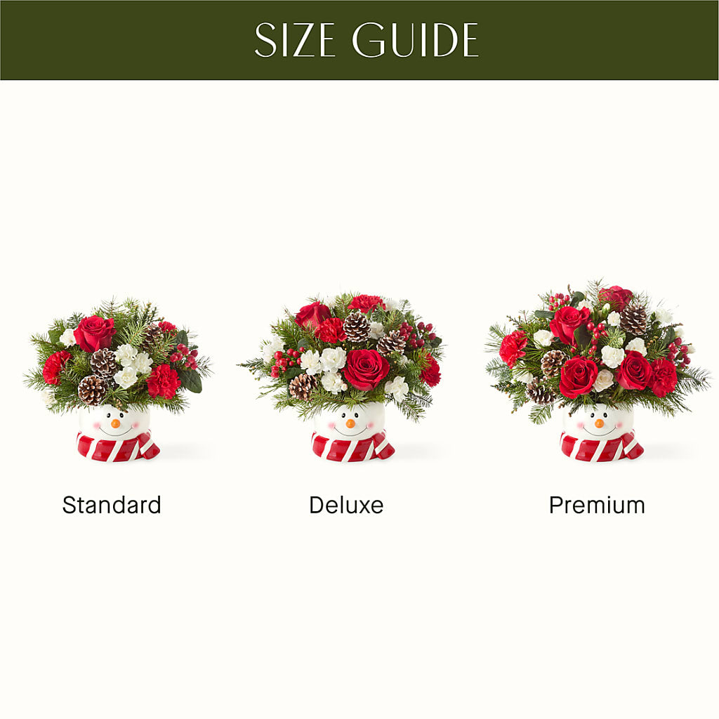 Jolly Snowman Bouquet –  Daily Bloom, San Antonio TX