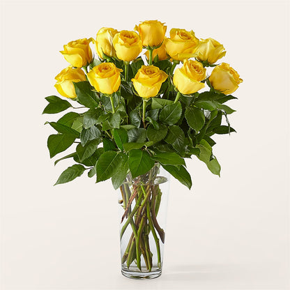 Long Stem Yellow Rose Bouquet –  Daily Bloom, San Antonio TX