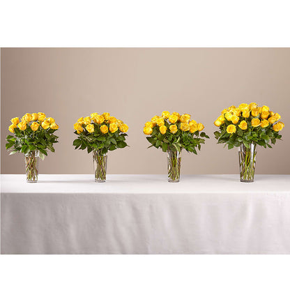 Long Stem Yellow Rose Bouquet –  Daily Bloom, San Antonio TX