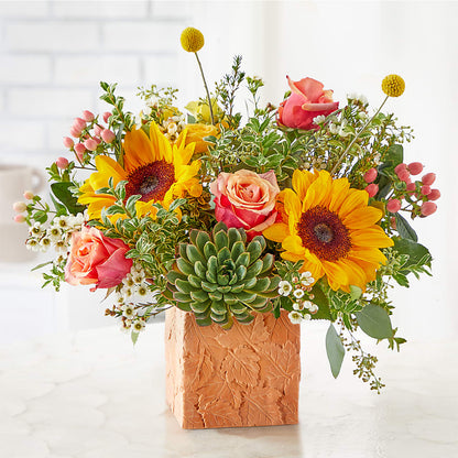 Sunflower Season Bouquet –  Daily Bloom, San Antonio TX