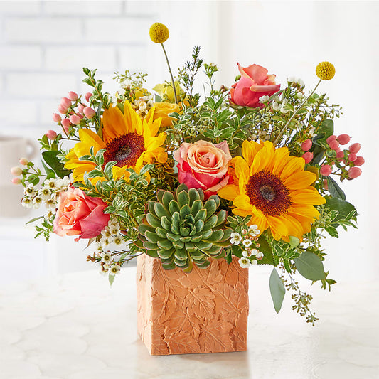 Sunflower Season Bouquet –  Daily Bloom, San Antonio TX