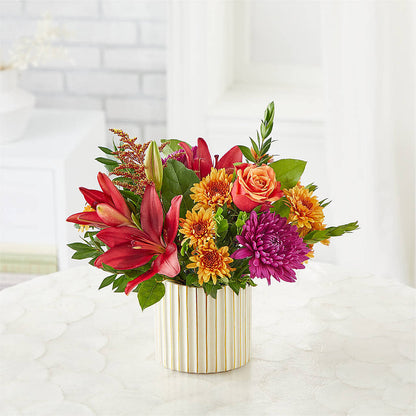 Burgundy Landscape Bouquet –  Daily Bloom, San Antonio TX