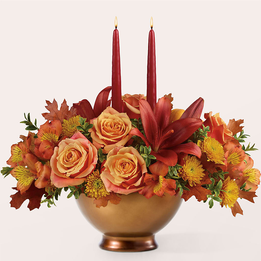 Harvest Table Centerpiece –  Daily Bloom, San Antonio TX