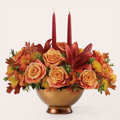 Harvest Table Centerpiece –  Daily Bloom, San Antonio TX
