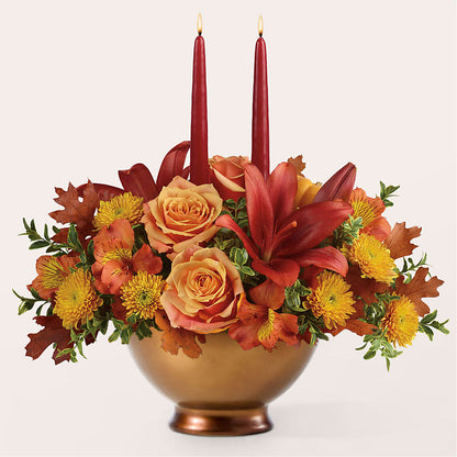 Harvest Table Centerpiece –  Daily Bloom, San Antonio TX