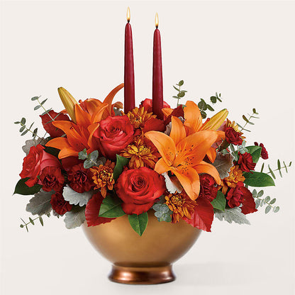Fruits of Fall Centerpiece –  Daily Bloom, San Antonio TX