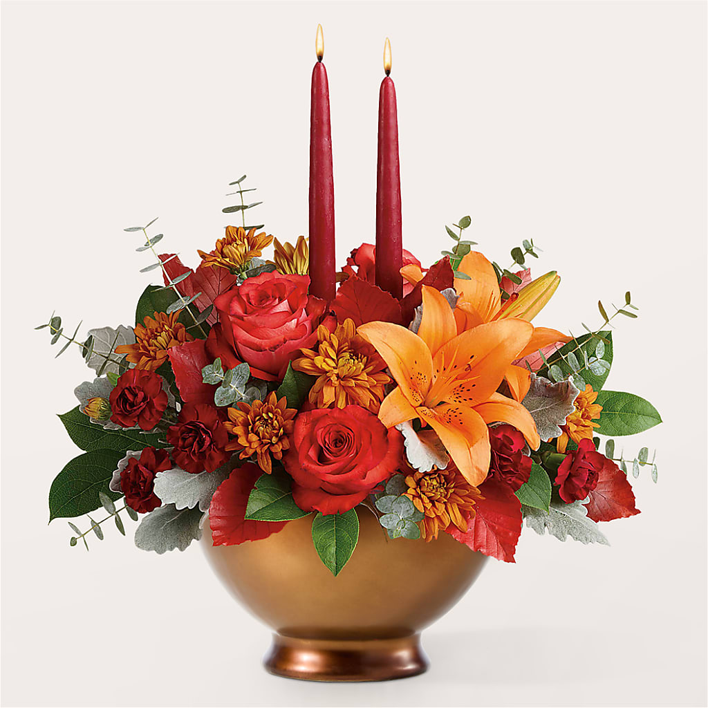 Fruits of Fall Centerpiece –  Daily Bloom, San Antonio TX