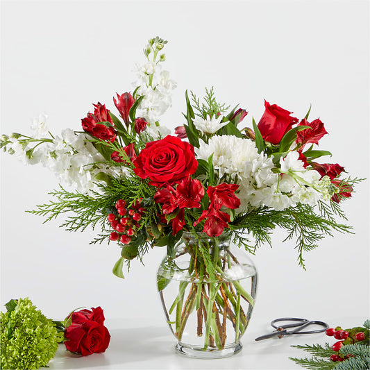 Merry Moment Bouquet – A Florist Original –  Daily Bloom, San Antonio TX