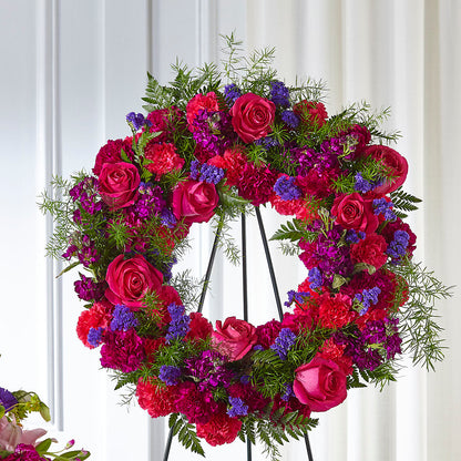 Calming Colors Wreath –  Daily Bloom, San Antonio TX