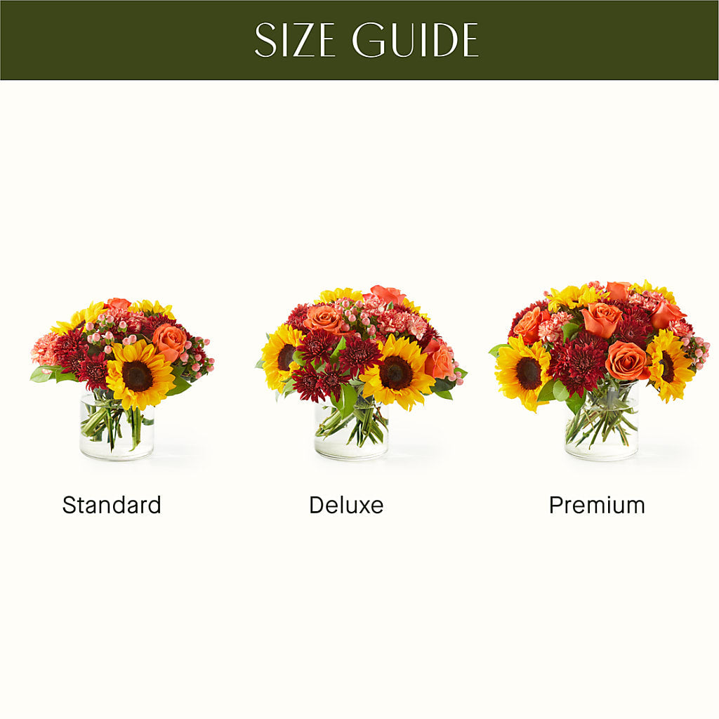 September Sunset Bouquet –  Daily Bloom, San Antonio TX