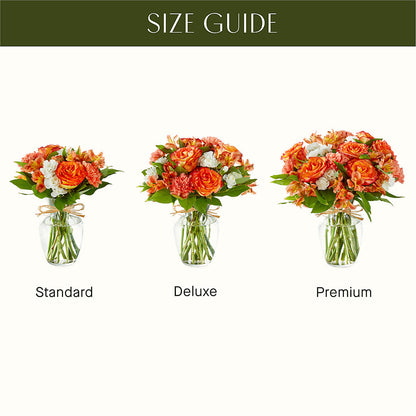 Apricot Glow Bouquet –  Daily Bloom, San Antonio TX
