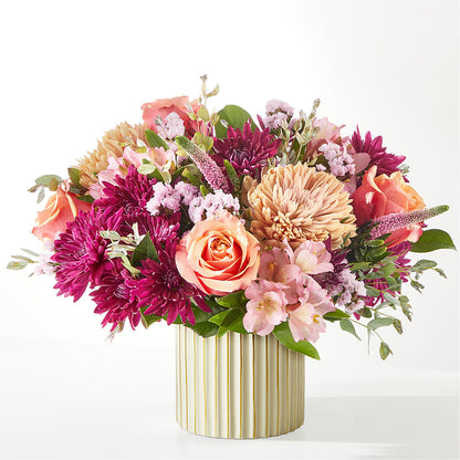 Berry Cobbler Bouquet with Ivory Vase –  Daily Bloom, San Antonio TX