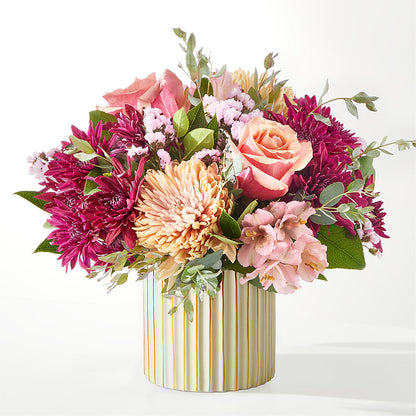 Berry Cobbler Bouquet with Ivory Vase –  Daily Bloom, San Antonio TX