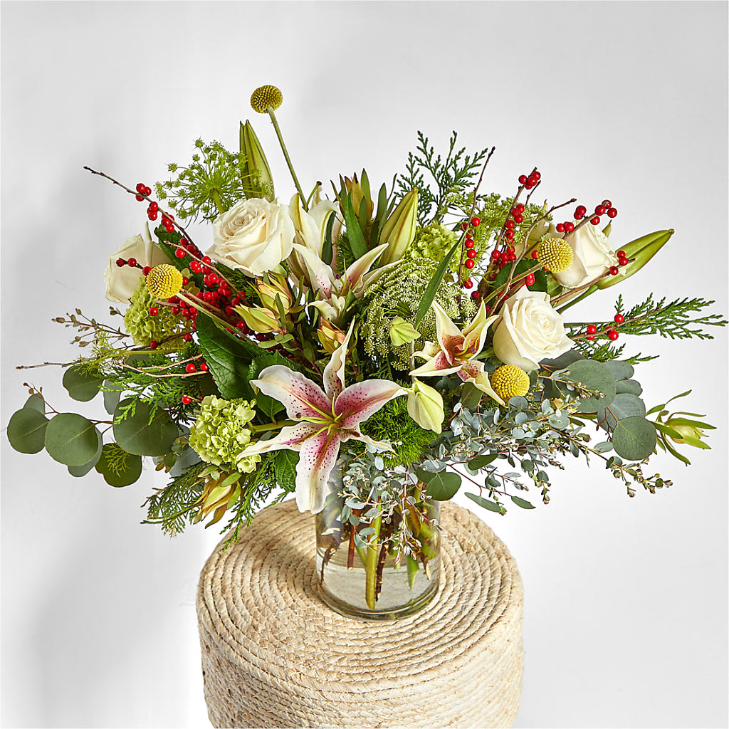 Berry & Bright Bouquet –  Daily Bloom, San Antonio TX