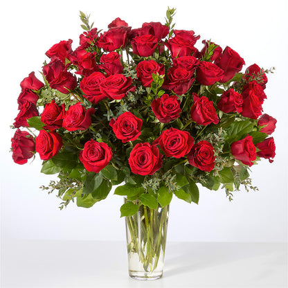 Forever Yours Fifty Stem Red Rose Bouquet –  Daily Bloom, San Antonio TX