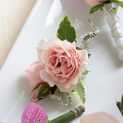 Pink Spray Rose Boutonniere –  Daily Bloom, San Antonio TX